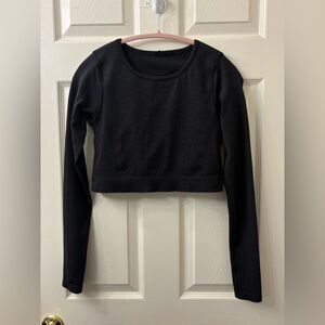 Lululemon Cropped Long Sleeve Shirt Sz 6